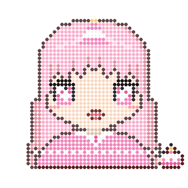 お祝いぼうしとケーキ(ちびキャラ)
