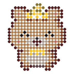 黄担のくま(ちょうネクタイ)