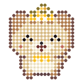 黄担のいぬ(ちょうネクタイ)