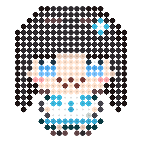 水色のセーラー(まめちび)