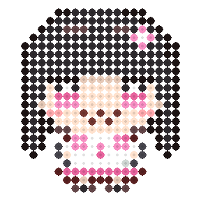 ピンクのセーラー(まめちび)