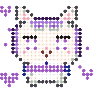 紫担のねこ（アイドル衣装）