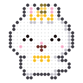 黄担のうさぎ(ちょうネクタイ)
