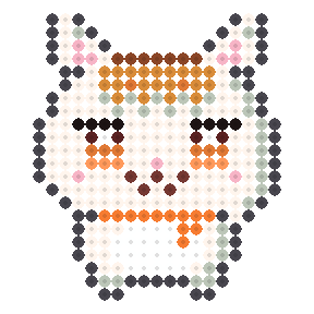 オレンジのスカーフねこ(推しアニマル)